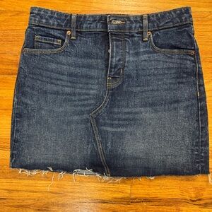 Dark Blue Denim Skirt Size 6
